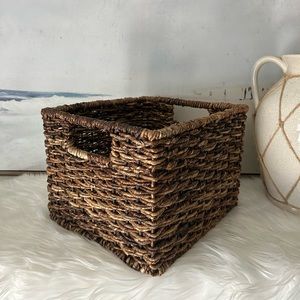Threshold Woven Abaca Basket/ Crate (c)